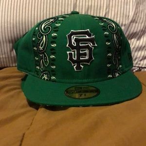 San Francisco Giants cap.